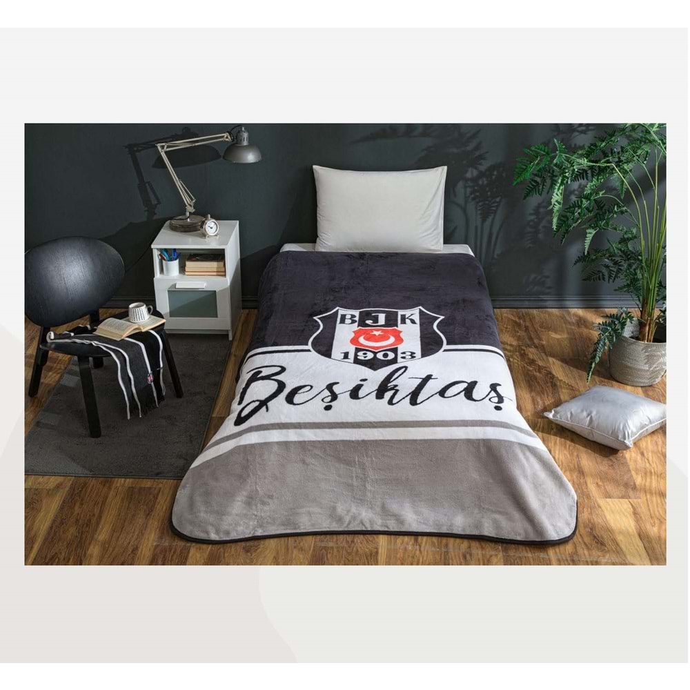 Beşiktaş Tek Kişilik Battaniye
