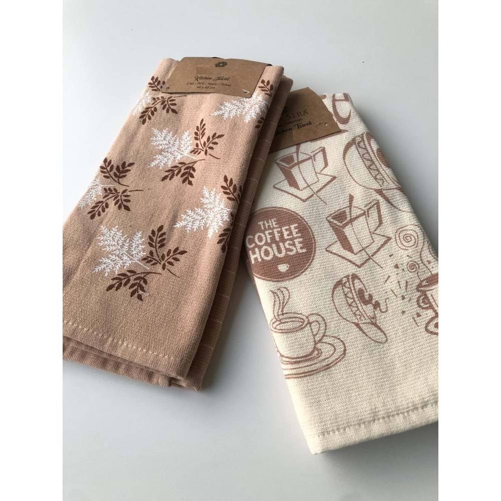 Coffee 4'lü Mutfak Havlusu 40x60 cm