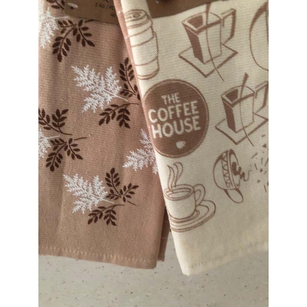 Coffee 4'lü Mutfak Havlusu 40x60 cm