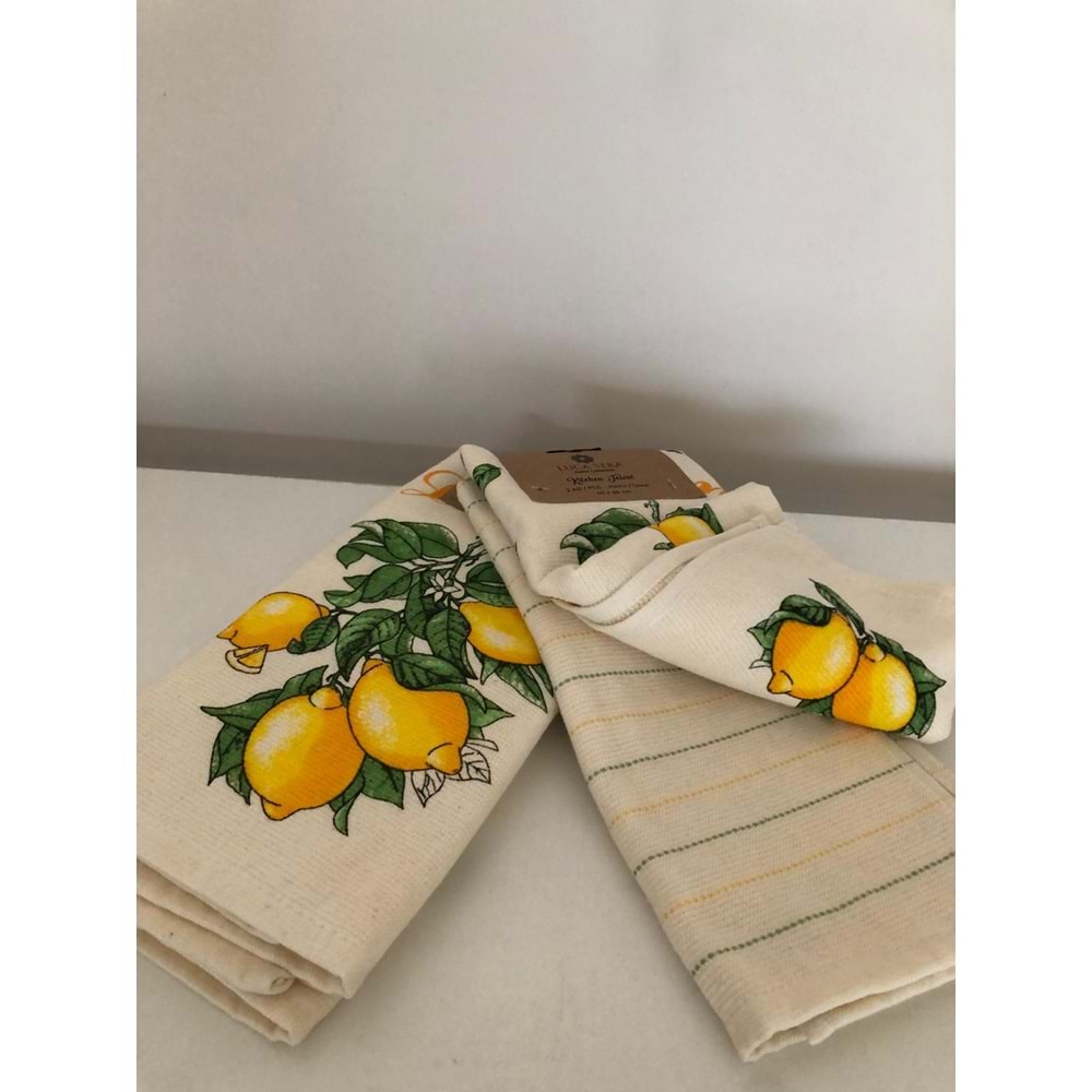 Lemon 4'lü Mutfak Havlusu 40x60 cm