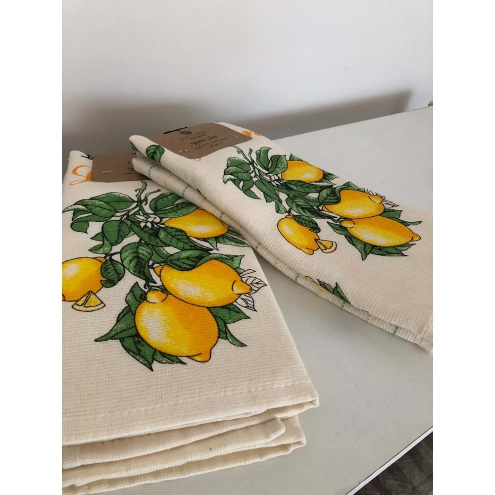 Lemon 4'lü Mutfak Havlusu 40x60 cm