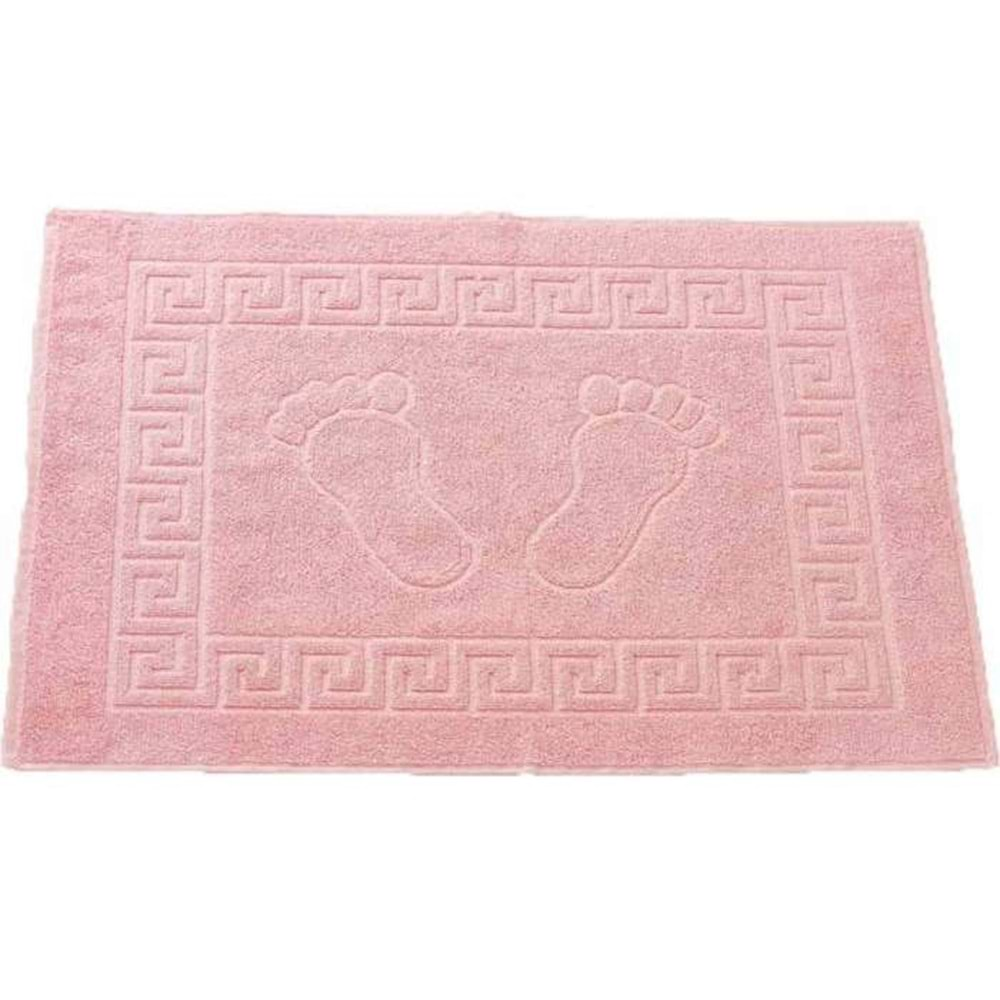 Romans Ayak Havlusu 50x70 cm 2'li Set Pudra-Pembe