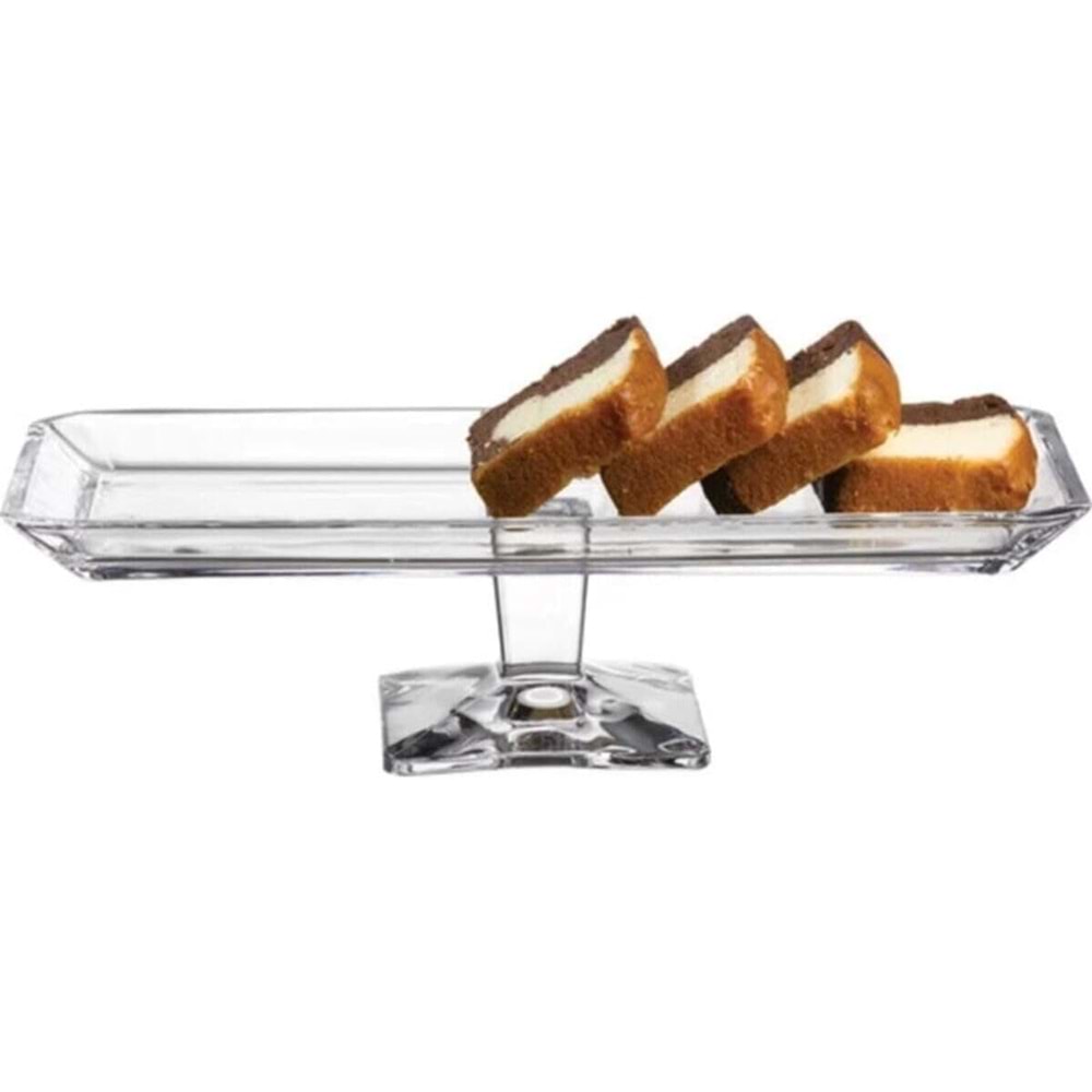 Nude Grace Özel Yapım Ayaklı Dikdörtgen Servis Tabağı