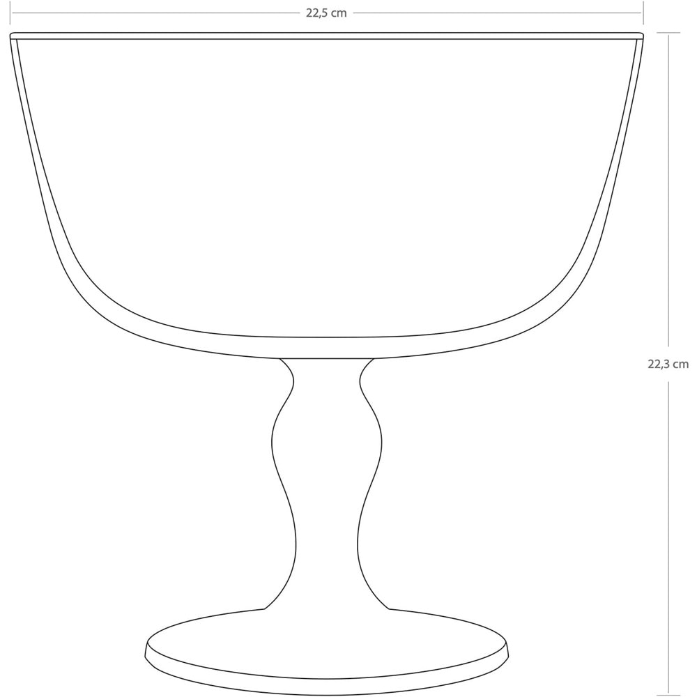 Paşabahçe PETITE PATISSERIE Ayaklı Servis Kasesi