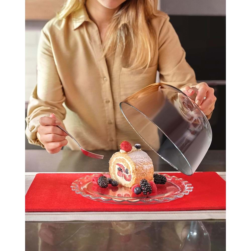 Paşabahçe PATISSERIE PETITE KAPAKLI SERVİS TABAĞI