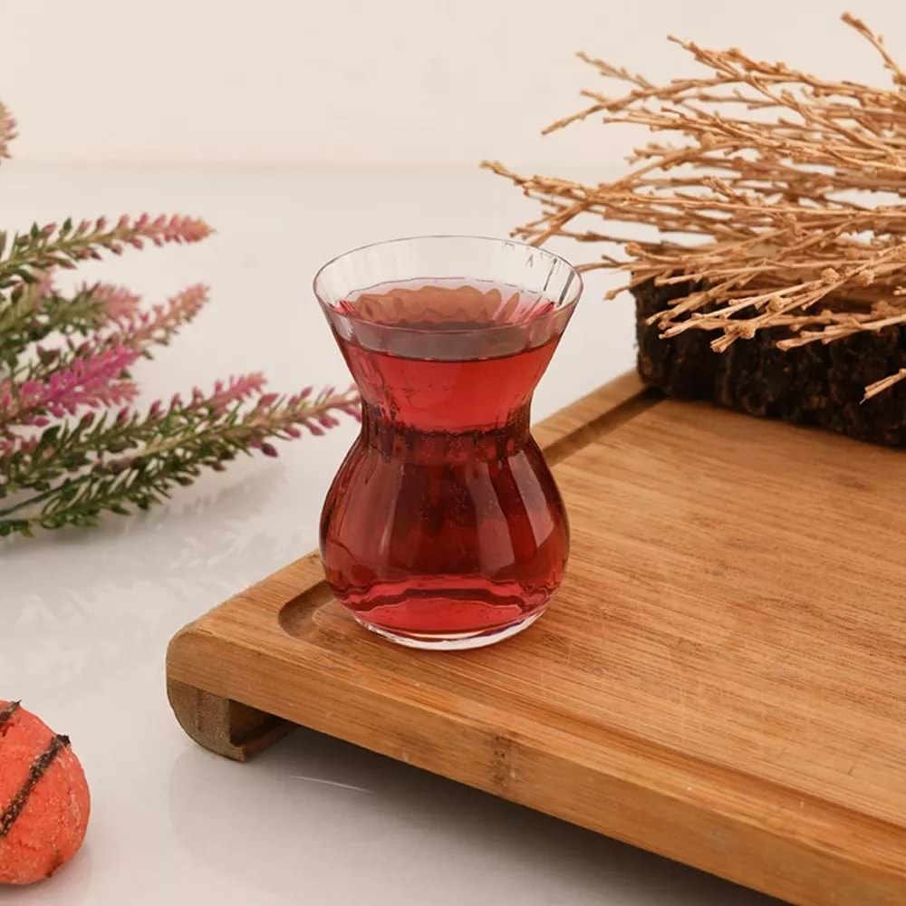 Paşabahçe Özel Yapım El İmalatı Crystallin Balsam 6 lı Çay Bardağı