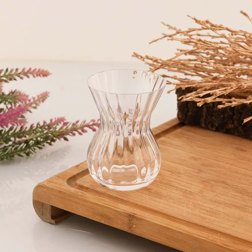 Paşabahçe Özel Yapım El İmalatı Crystallin Balsam 6 lı Çay Bardağı