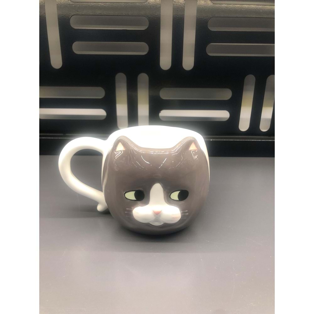 3D Hayvan Figürlü Özel Tasarım Kupa -1-460ml