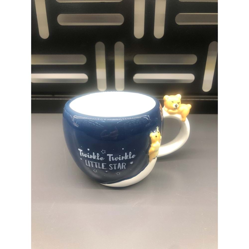 3D Hayvan Figürlü Özel Tasarım Kupa -2-460ml