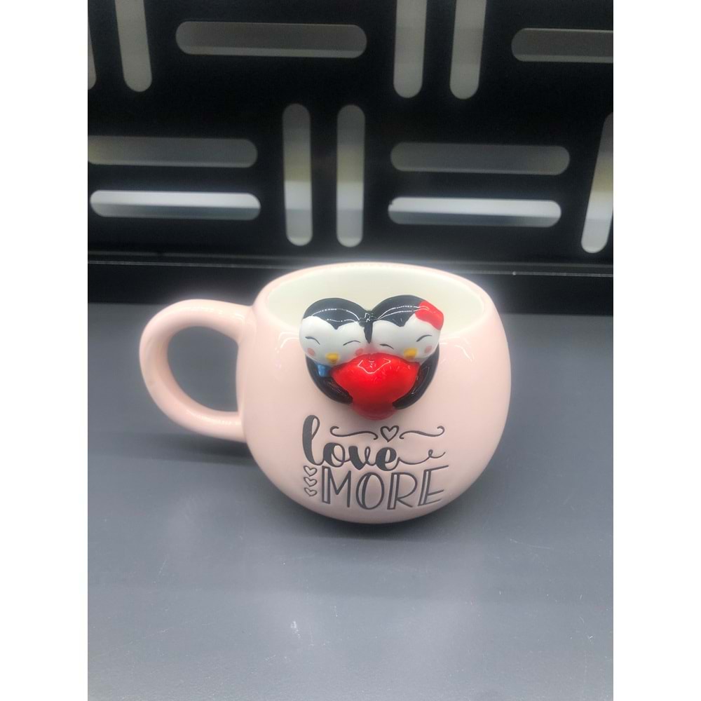 3D Hayvan Figürlü Özel Tasarım Kupa -5-460ml