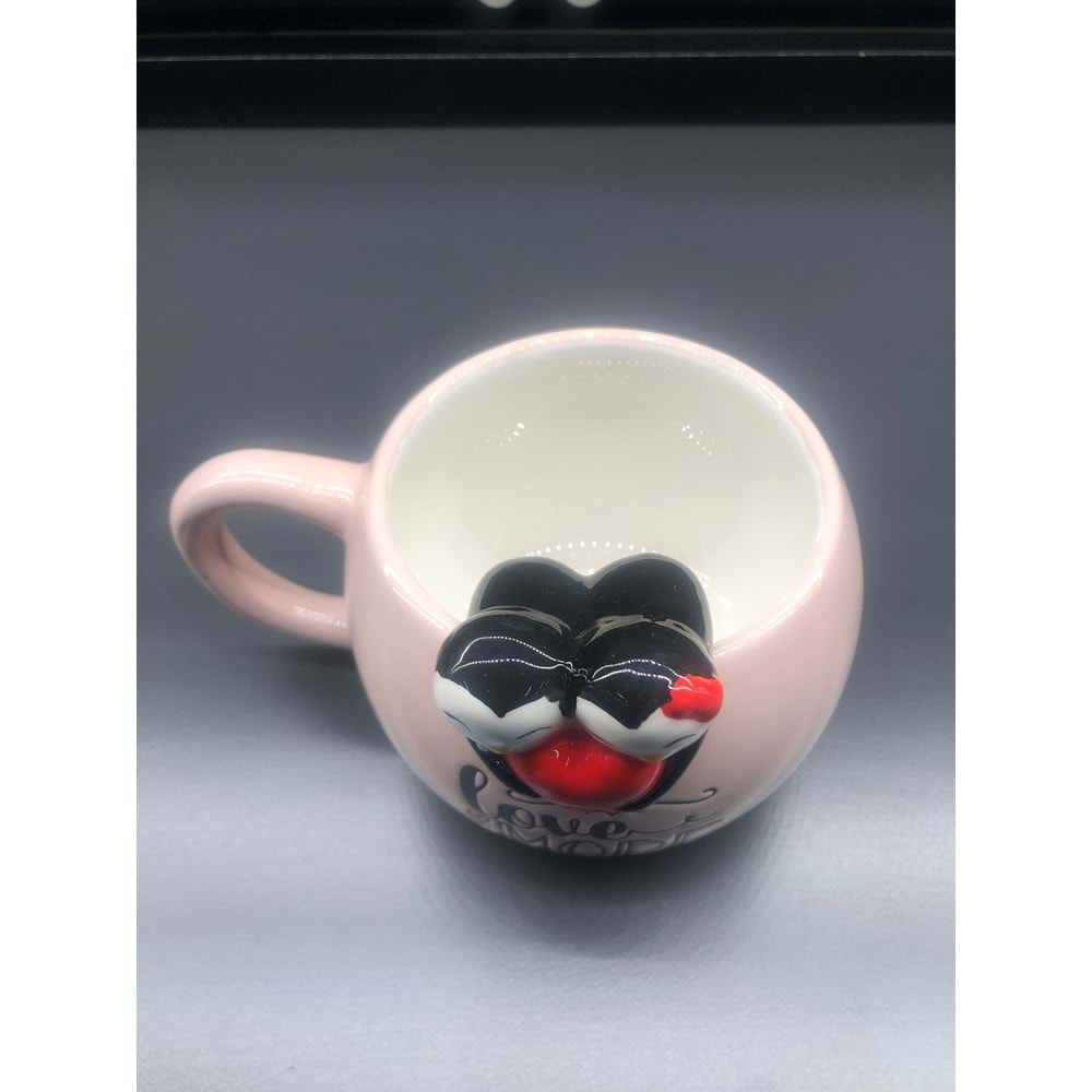 3D Hayvan Figürlü Özel Tasarım Kupa -5-460ml