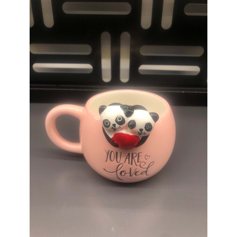 3D Hayvan Figürlü Özel Tasarım Kupa -6-460ml