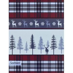 Sobrier Yılbaşı Temalı Çift Taraflı Çift Kişilik Battaniye 180x220 cm