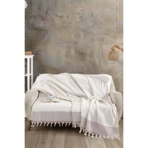 Naturel Koltuk Örtüsü 170x220 cm Krem