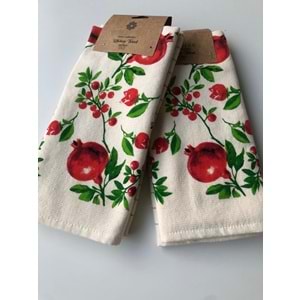 Nar 4'lü Mutfak Havlusu 40x60 cm