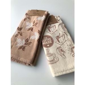 Coffee 4'lü Mutfak Havlusu 40x60 cm