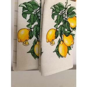Lemon 4'lü Mutfak Havlusu 40x60 cm