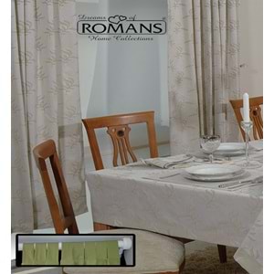 Gala Polycotton Leke Tutmaz Su Geçirmez Perde Ekin 150x250 cm