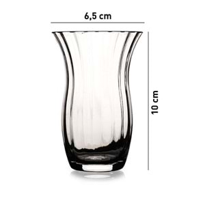 Paşabahçe Özel Yapım El İmalatı Crystallin Rose 6 lı Çay Bardağı