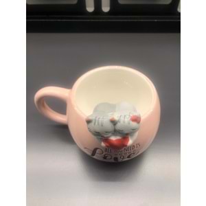 3D Hayvan Figürlü Özel Tasarım Kupa -7 -460ml