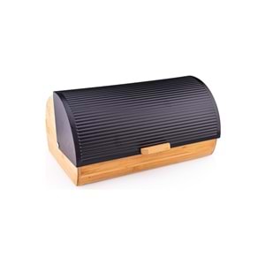 Bambu Line Ekmek Kutusu Siyah Kapaklı