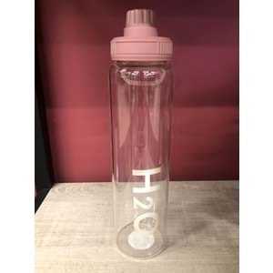 H2O Cam Matara 1 LT (1000 ml) Pembe