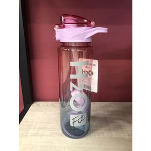 H2O Polikarbon Pipetli Matara 1000 ml Pembe