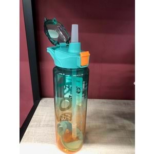H2O Polikarbon Pipetli Matara 1000 ml Yeşil