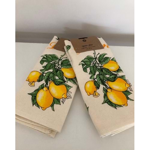 Lemon 4'lü Mutfak Havlusu 40x60 cm