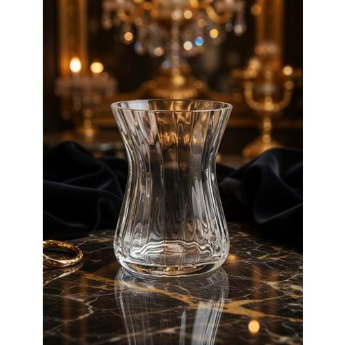 Paşabahçe Özel Yapım El İmalatı Crystallin Bride 6 lı Çay Bardağı