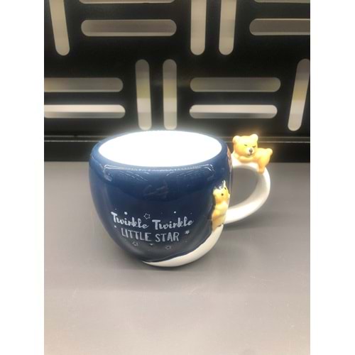 3D Hayvan Figürlü Özel Tasarım Kupa -2-460ml