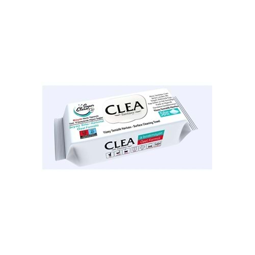 Clea Yüzey Temizlik Havlusu Tüm Yüzeyler Için -İz Bırakmayan Özel Formül-50'li 6 Paket