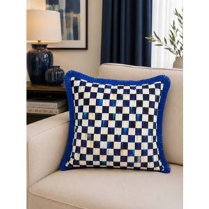 Çift Taraflı Dekoratif Saçaklı Kırlent Kılıfı Enerjik-8 43x43 cm -1 Adet