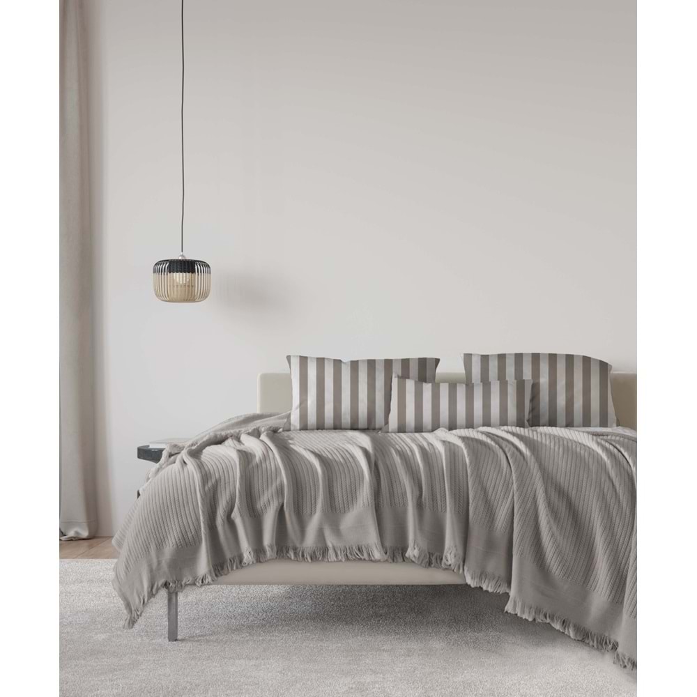 Naturel %100 Pumuklu Lüks Çift Kişilik Pike Takımı -My Sleep A