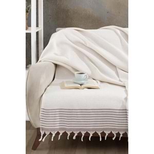 Naturel Koltuk Örtüsü 170x220 cm Krem