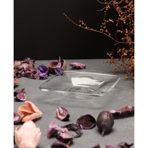 Kare 6'lı Çay Tabağı