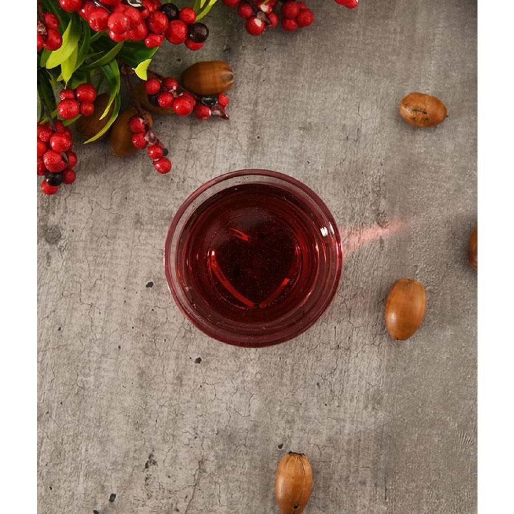 Paşabahçe Özel Yapım El İmalatı Crystallin Taro 6 lı Çay Bardağı