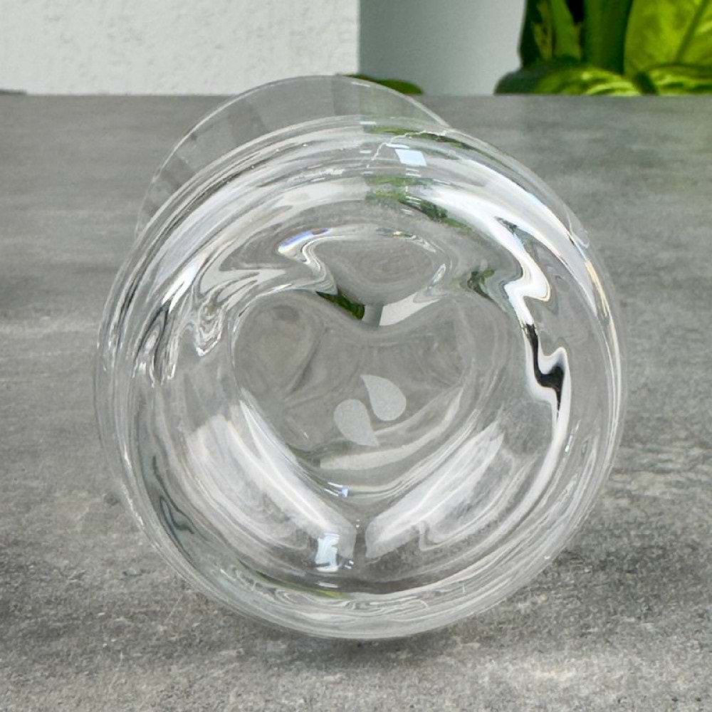 Paşabahçe Özel Yapım El İmalatı Crystallin Taro 6 lı Çay Bardağı