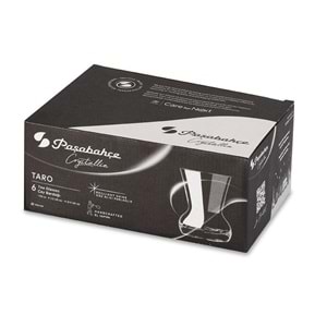 Paşabahçe Özel Yapım El İmalatı Crystallin Taro 6 lı Çay Bardağı