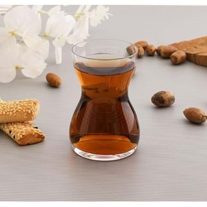 Paşabahçe Özel Yapım El İmalatı Crystallin Ruba 6 lı Çay Bardağı