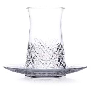 Paşabahçe Timeless Kesme Kristal 12 Parça Çay Bardak Takımı Seti-96991